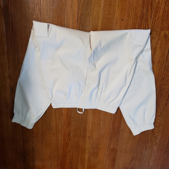 NWT Happily Grey Ivory in color fashionable Jogger/Cargo Pants Size Large - Picture 4 of 9